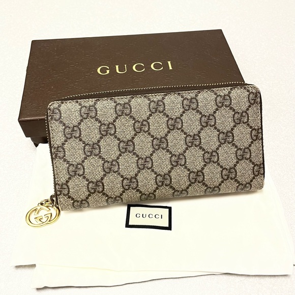 Sold‼️‼️Authentic Gucci Monogram Long Zippy Wallet💓 - Picture 3 of 17